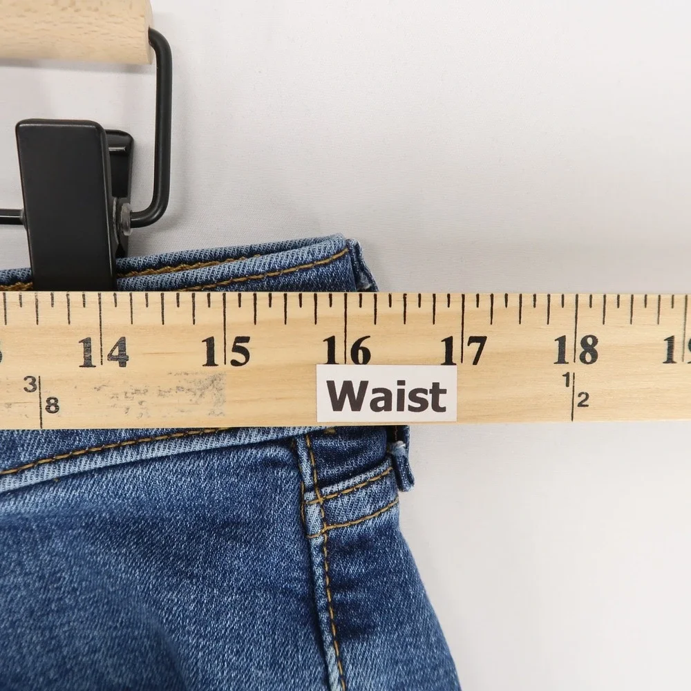 Levis 506 Jeans Mens 32x32 Blue Straight Leg Regular Fit Stretch Denim - Picture 5 of 11